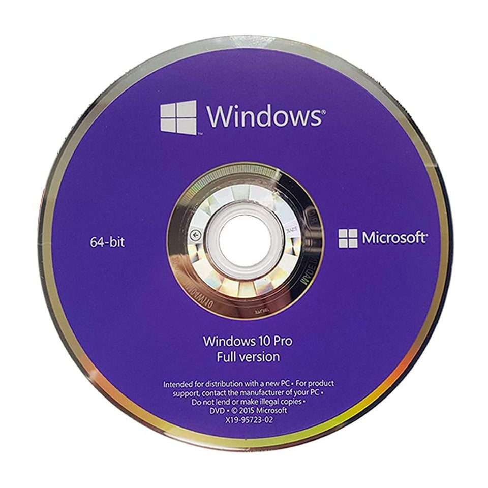 Windows 10 Pro DVD 64-Bit OEI OEM